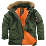 Куртка Аляска Alpha Industries USA N-3B Slim Fit Parka
